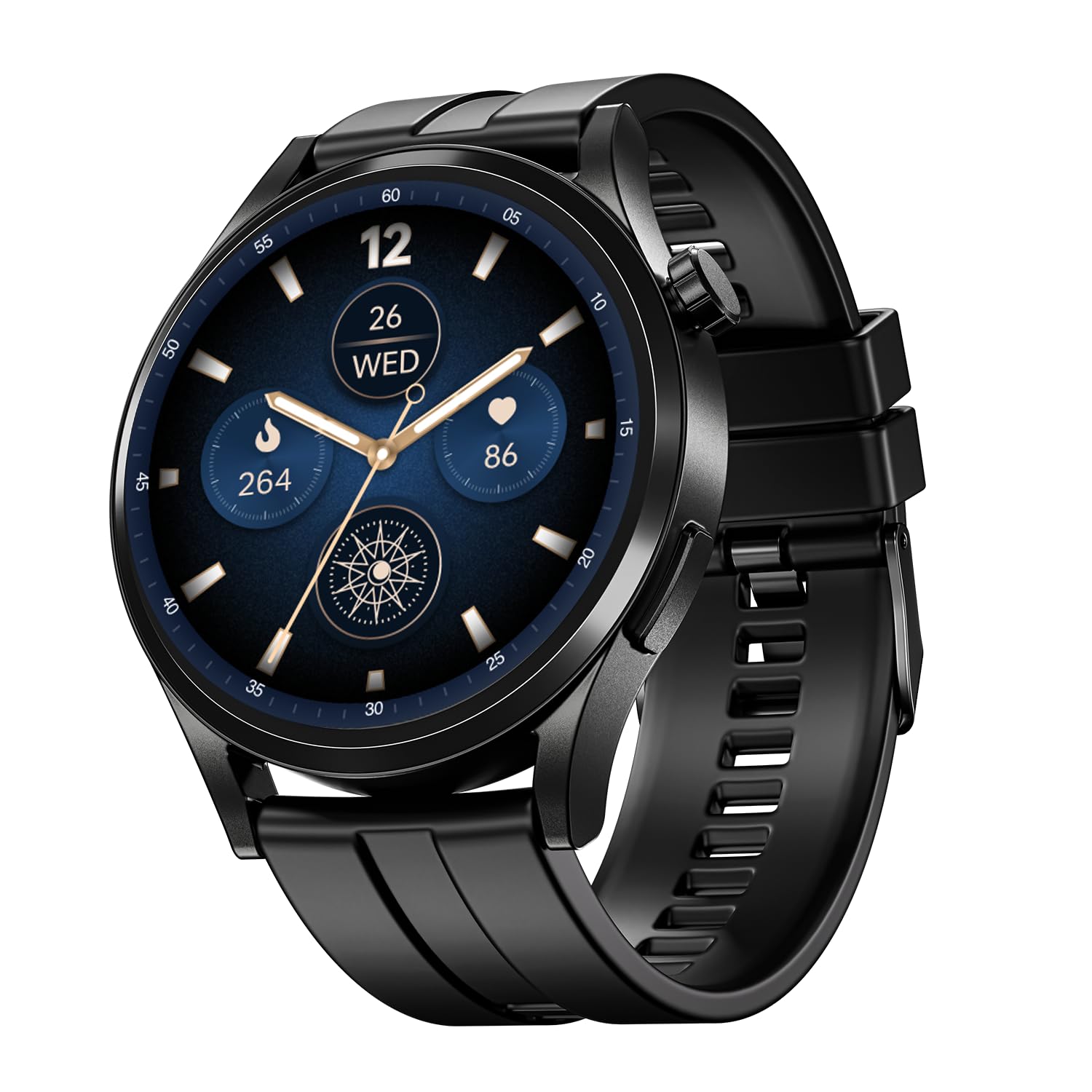 boAt Chrome Horizon, Video Watch Faces, 1.51” AMOLED Display, HRV & VO2 Max, Auto-Activity Detection, ASAP Charge, Advanced Bluetooth Calling, IP68, HR & SpO2 Monitor Smart Watch(Midnight Black)-picture-41