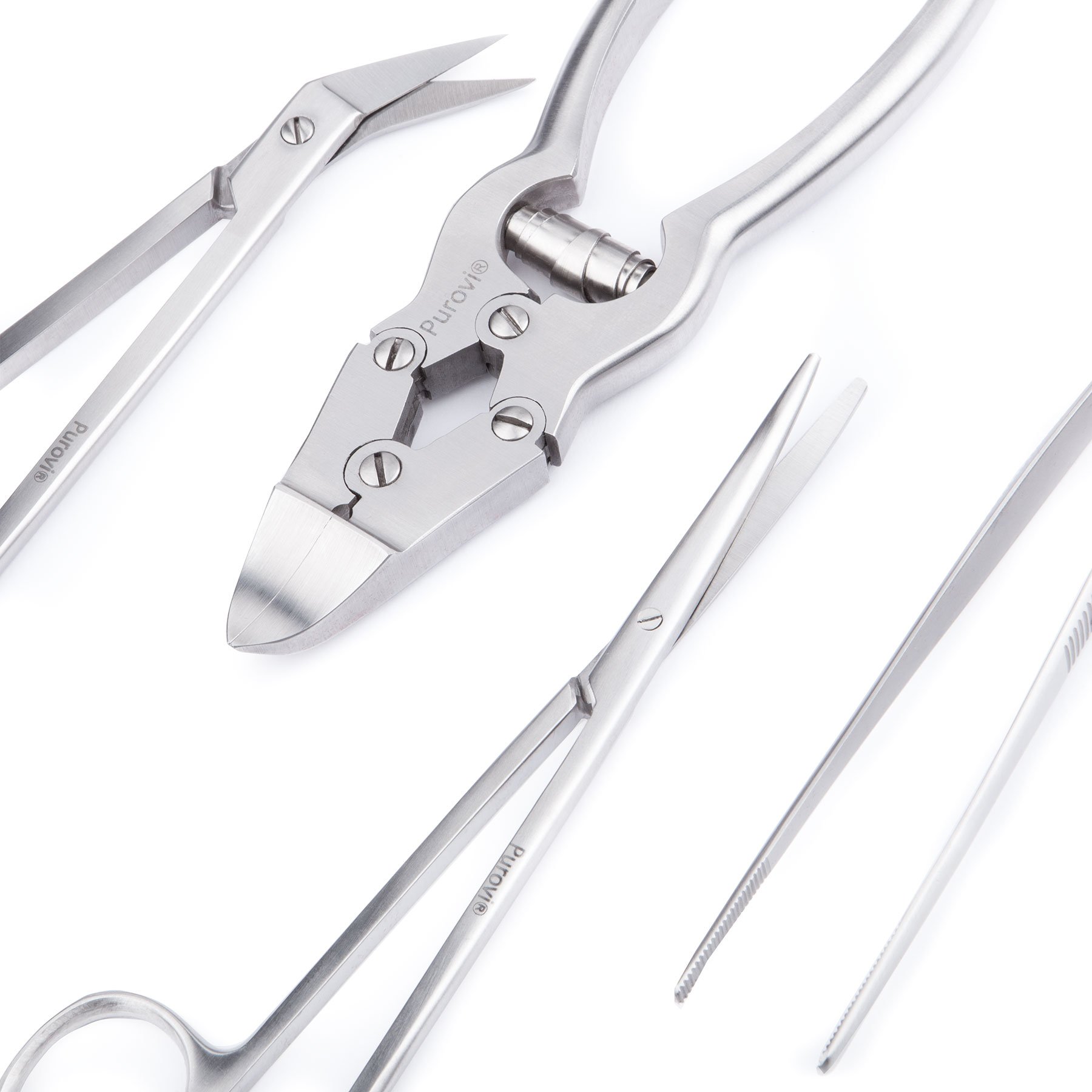 Kit Strumenti Per Acquario - 3 Pezzi In Acciaio Inox Con Pinzette E Forbici, Perfetto Per Aquascaping - Foto 3