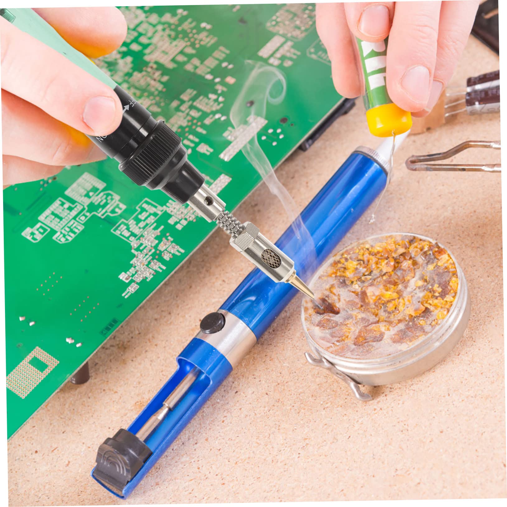 Mipcase 3 Set Penna Saldante Gas Portatile Saldatore Professionale per Riparazioni Elettroniche e Veicoli Facile e Uso Outdoor Strumento Versatile Saldatore Cordless per Alta Temperatura