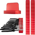 44 PCS Magnetic Plier Organizer for Toolbox & Tool Drawer, Modular Desgin Plier Holders, Modular Toolbox Organizer System for Professional and DIY Mechanics, Include 20 Big Slot, Black