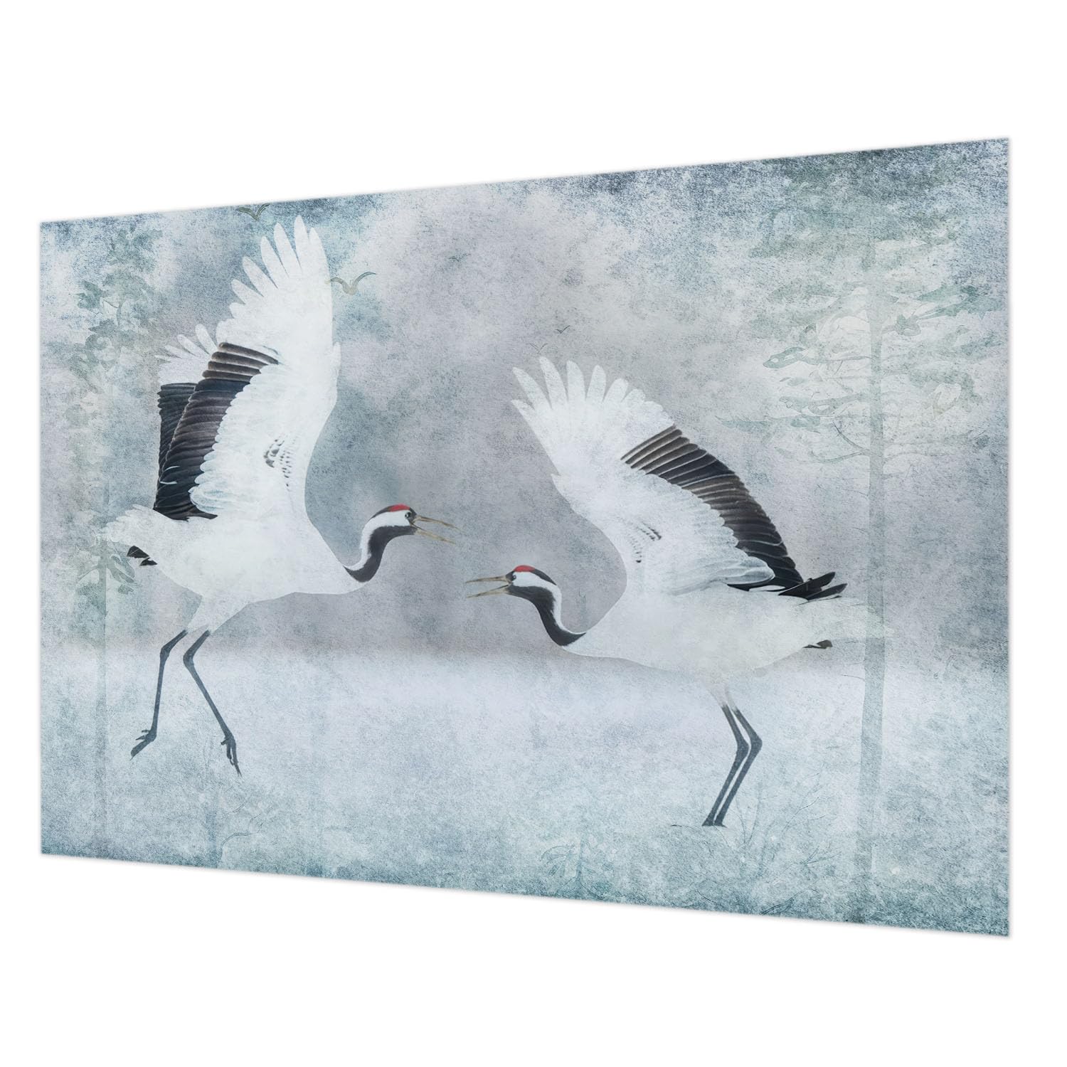 Papier peint intissé de haute qualité Tulup grues harmonieuses grand format 312x219