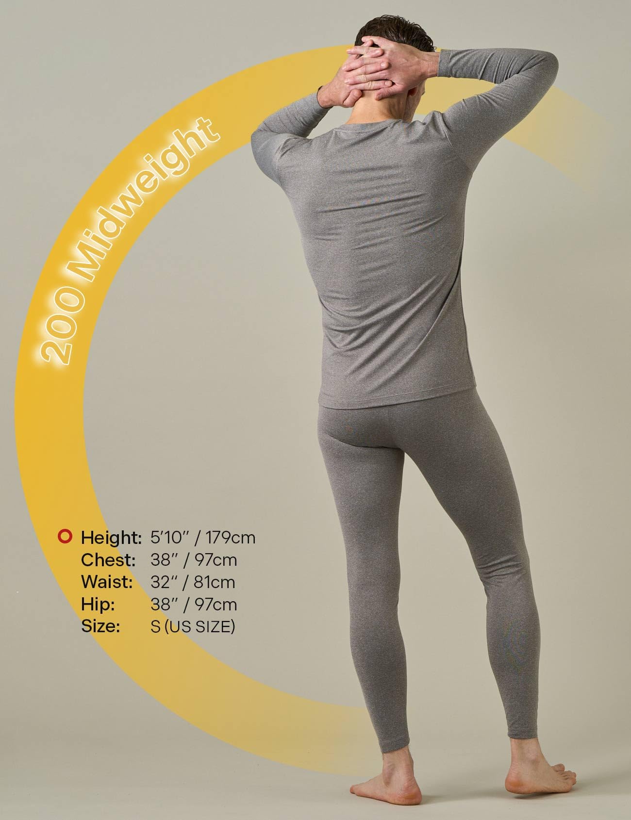 LAPASA Completo Termico Uomo in Pile Calzamaglie Termica & Maglie Termiche Set Sport Invernali Sci Snowboard Sport Running Trekking Caldo/più Caldo/Extra-Caldo М11