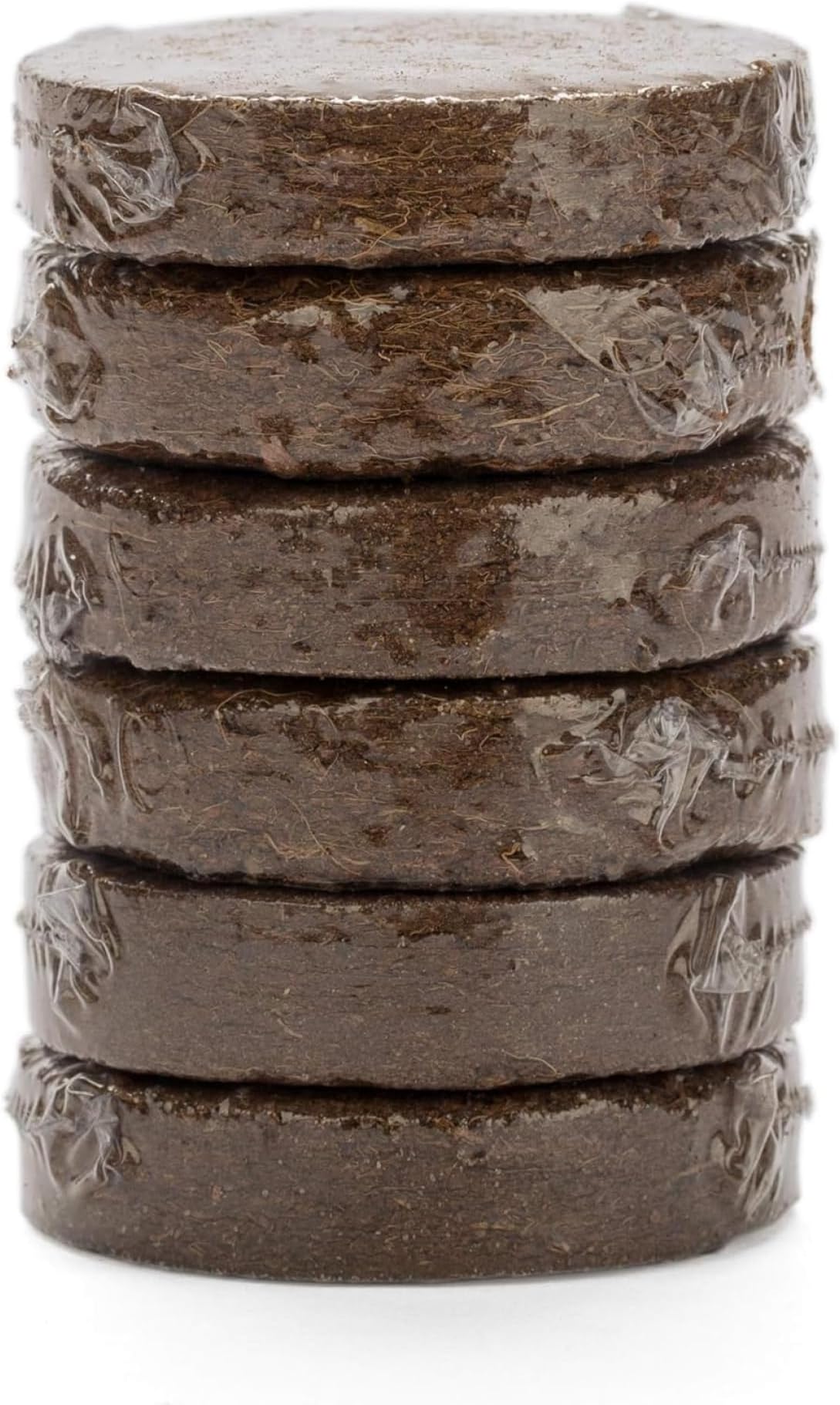 The Cat ladies Coco Coir Potting Soil for Indoor/Outdoor Plants, Expands to Fit 3 Inch and 4 Inch Pots - 6 Pack