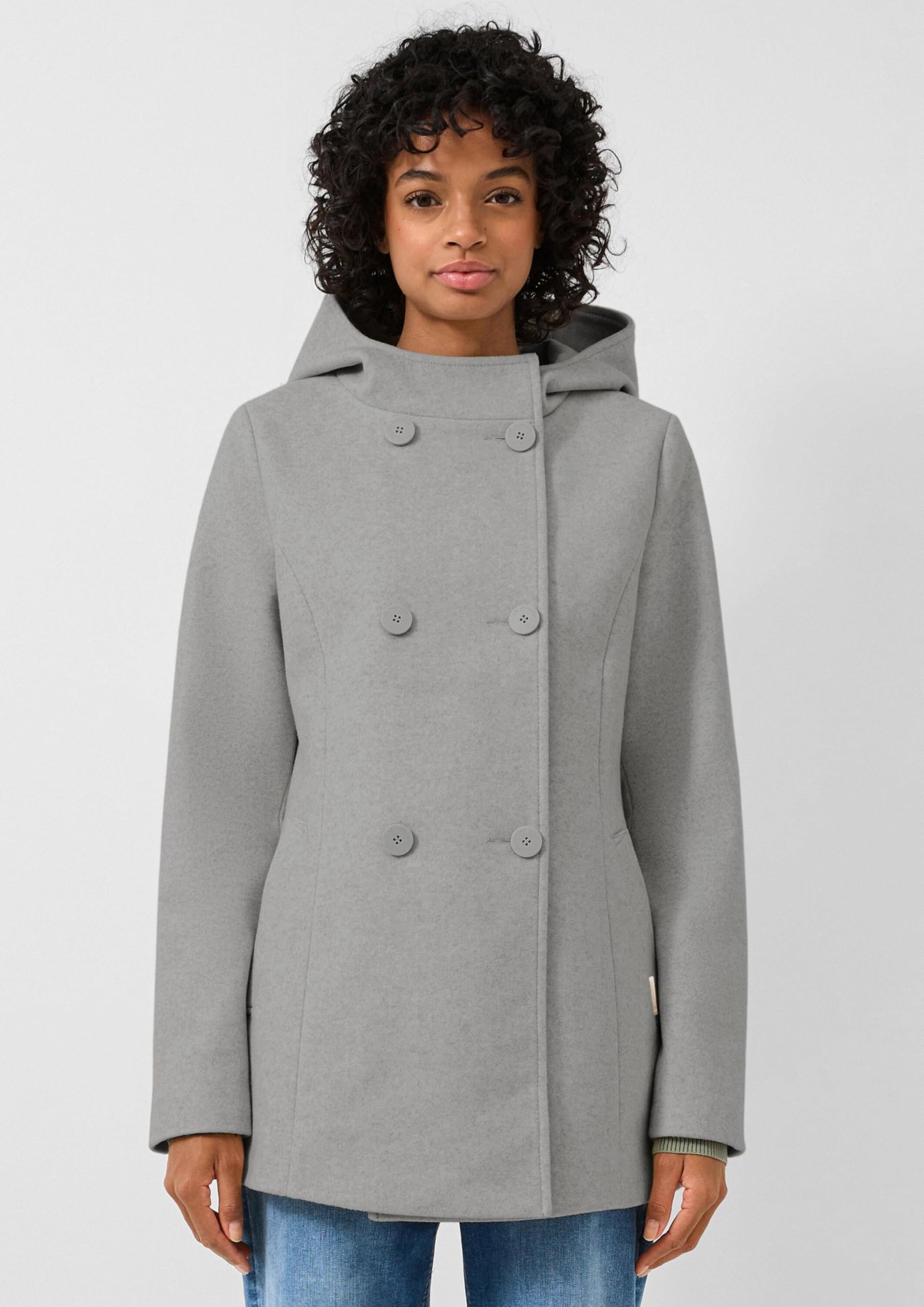QS Jacke in Wolloptik