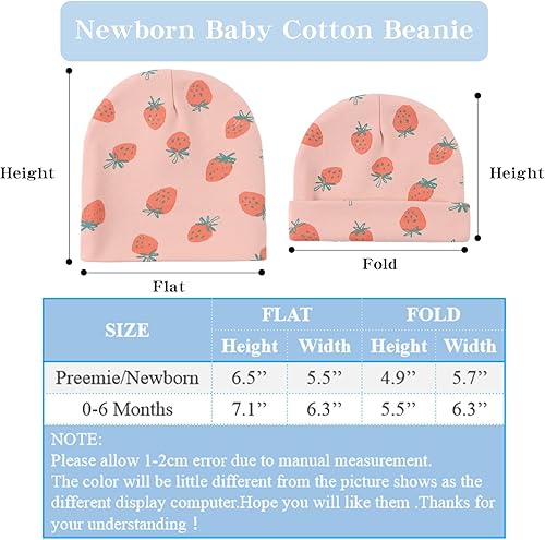 Miniatura 6 de Zsedrut Gorro de hospital infantil de primavera para bebés recién nacidos, sombrero de algodón Tolddler Boy Soft Double Layer Hat