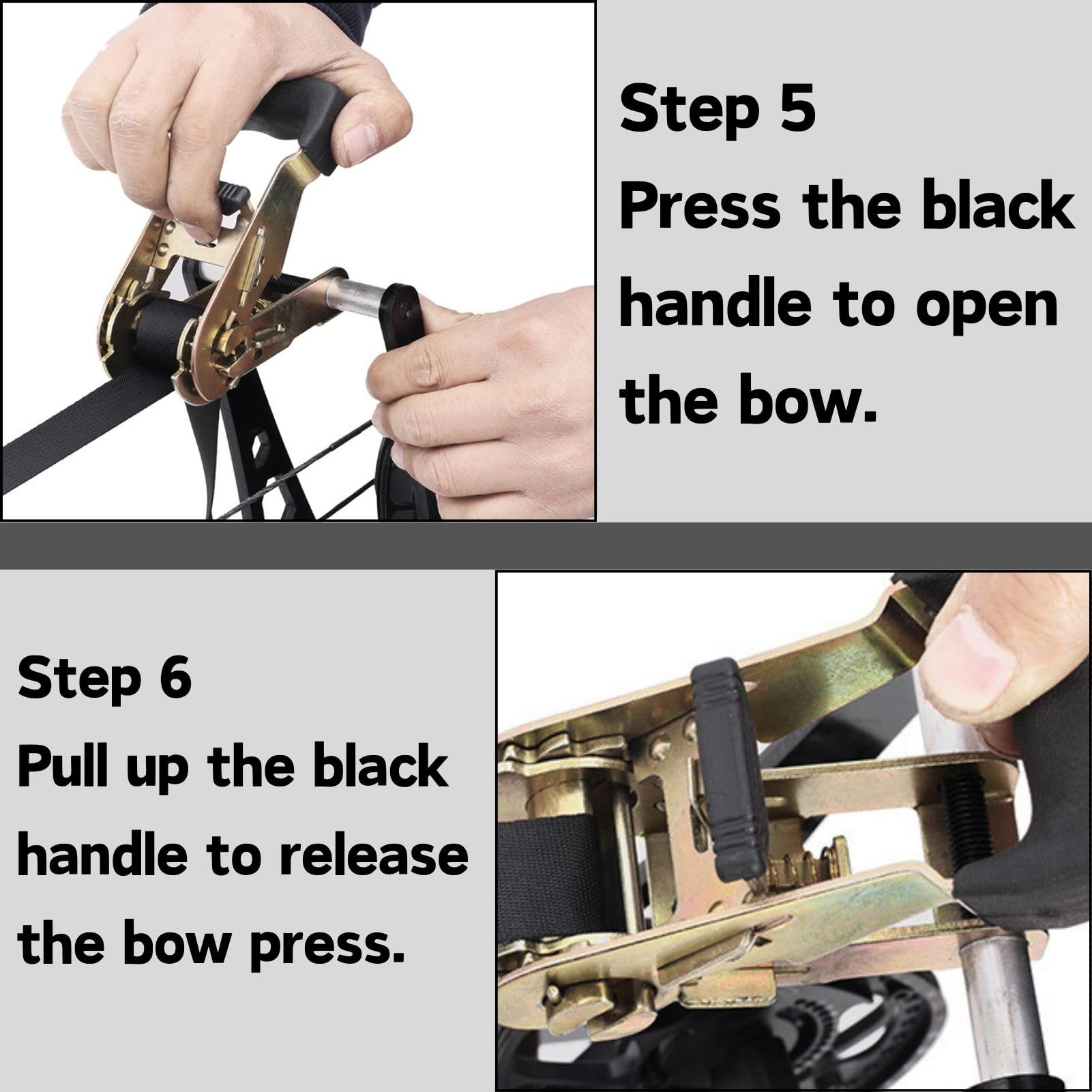 Bogenpresse Compoundbogen, Tragbare Bogensehnenwechsler Einstellwerkzeug Compound Bow Bogenpresse Bogenschießen Zubehör