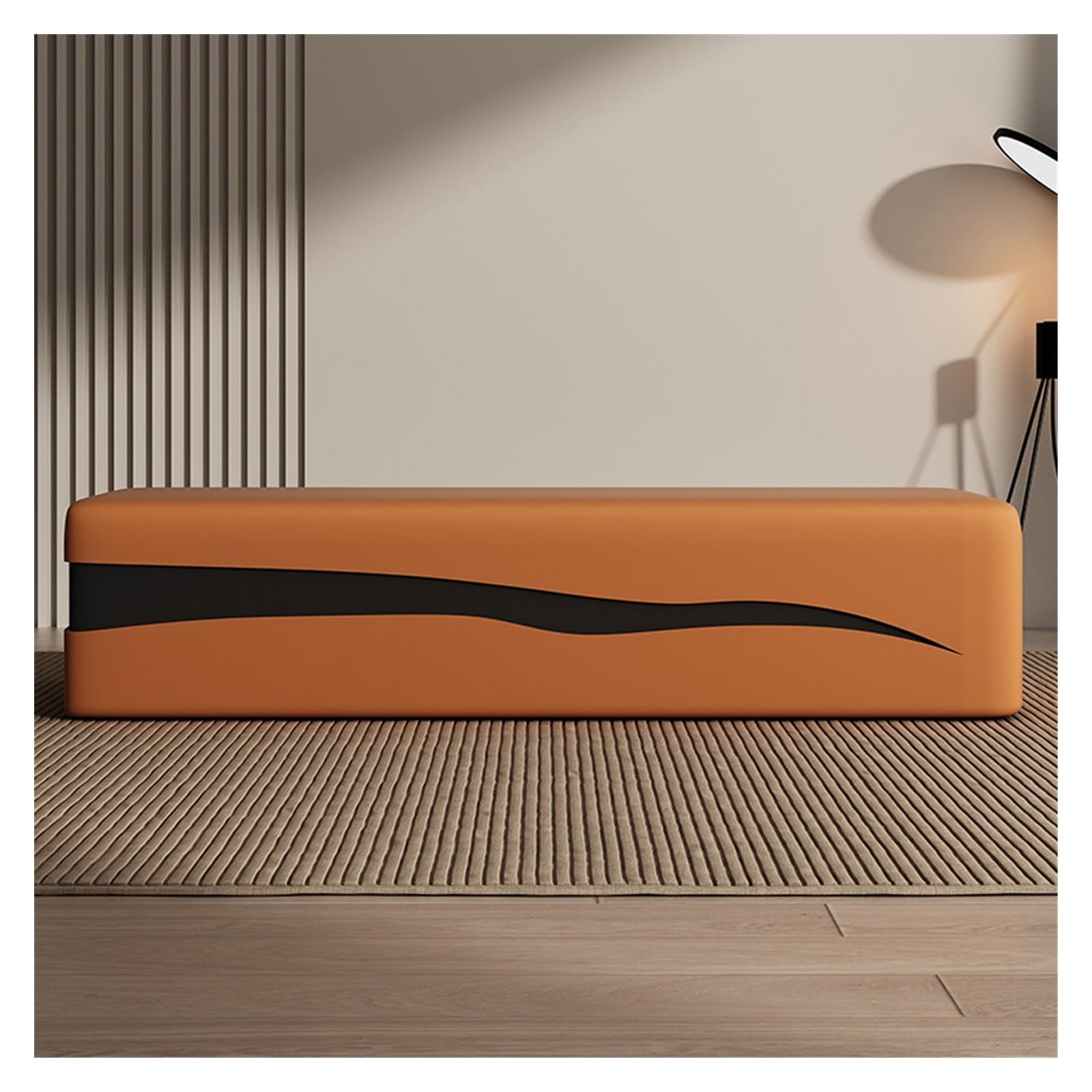 Repose-pieds ottoman et banc à chaussures élégant pour le salon