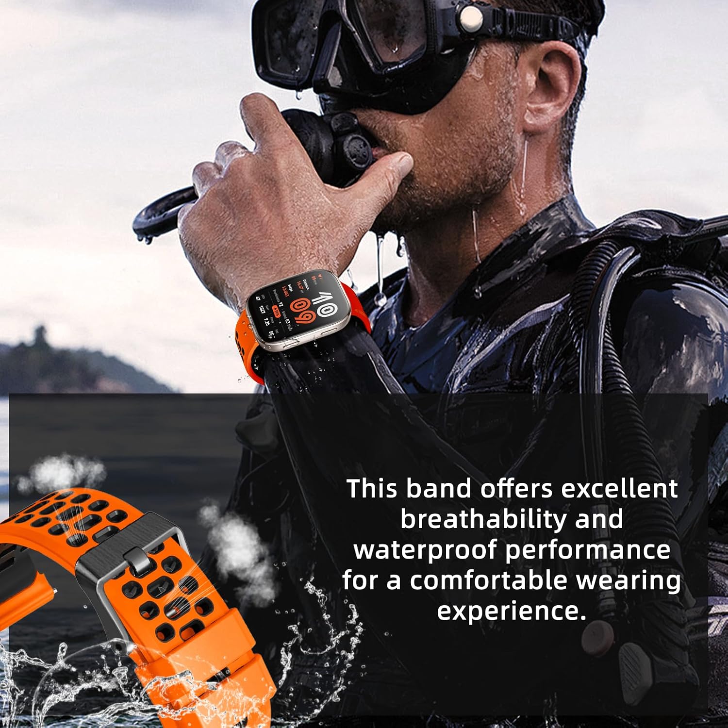 22mm Silicone Watch Band Compatible with Amazfit T-Rex 3 Pro 48mm/Balance 2/Balance/Bip 6/Bip 5/GTR 4/GTR 3/GTR 2, Two Color Replacement Strap for Amazfit Cheetah/Stratos 3/2s