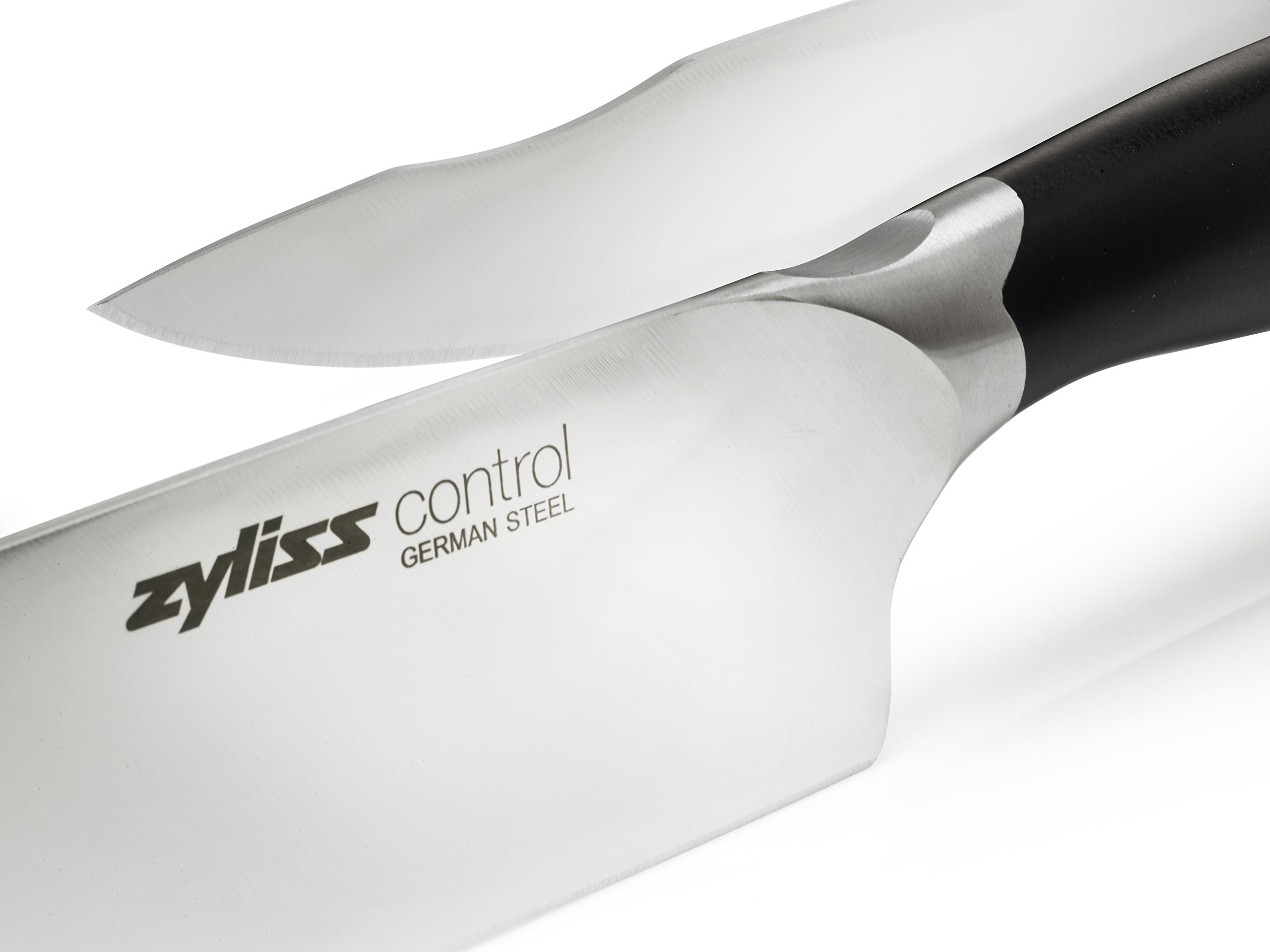 Zyliss - Cuchillo de Control, Color Negro, Negro/Plata, 16,5 cm