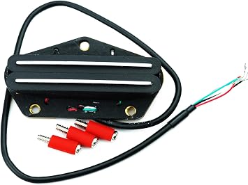 Guyker Alnico 5 Guitar Humbucker Bridge Pickups, Dual Rail TL Double Rail Pickups 13K Replacement Part for Electric Guitar, TBH2A5