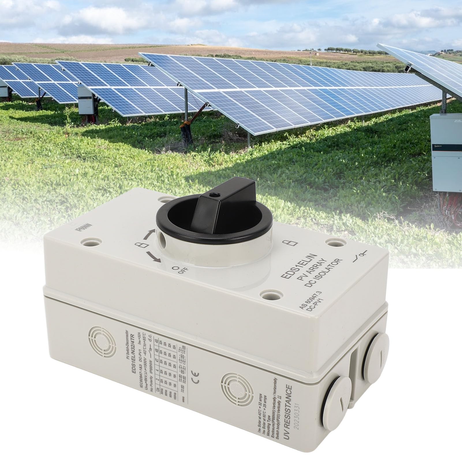 Karlak Interruptor Aislador Fotovoltaico 32A IP66