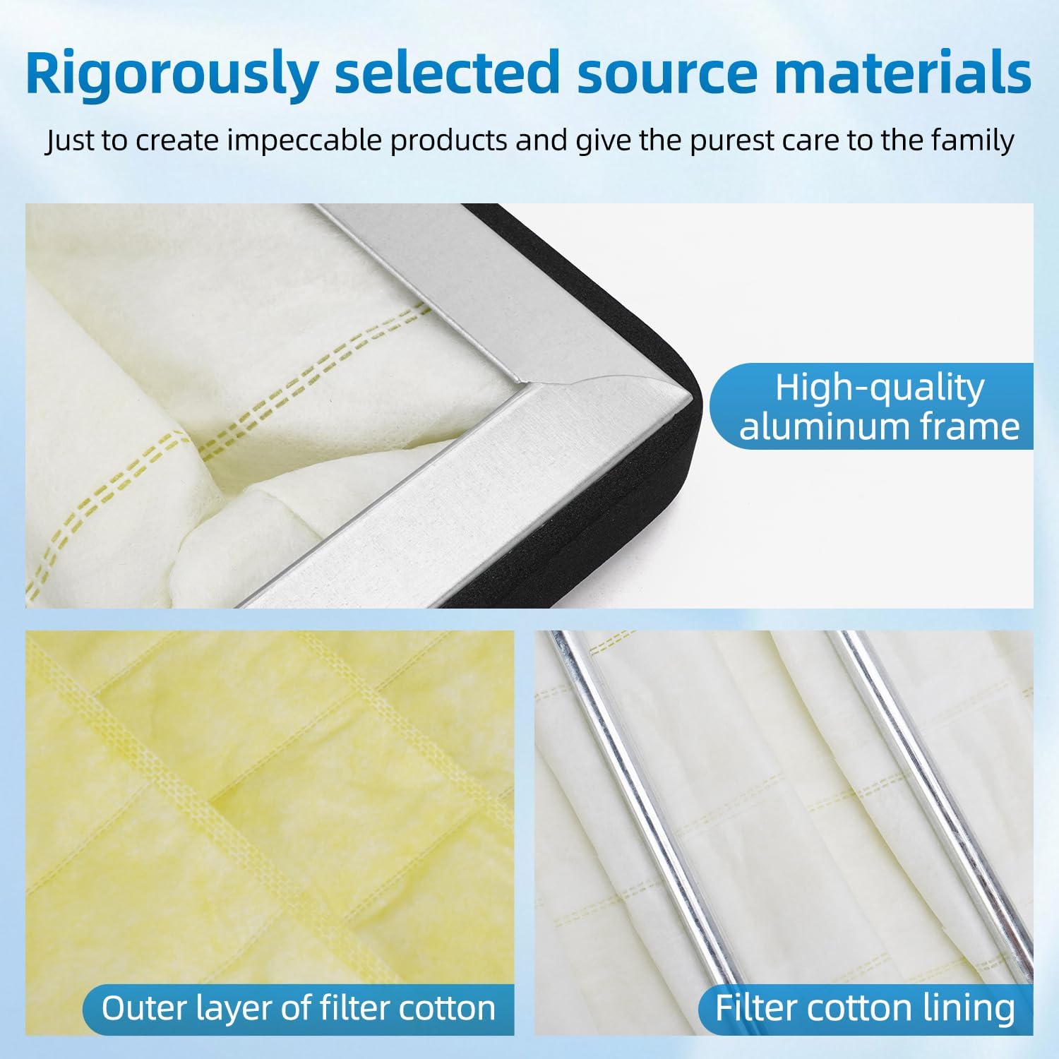 24x12x12 MERV 14 Inner Air Filter Compatible With JET AFS-1000B AFS-1000C 708733 and JDS Air-Tech HP Air-Tech 750-ER 14003 and Powermatic 1791082 Synthetic Pocket Replacement Filter, 2PCS