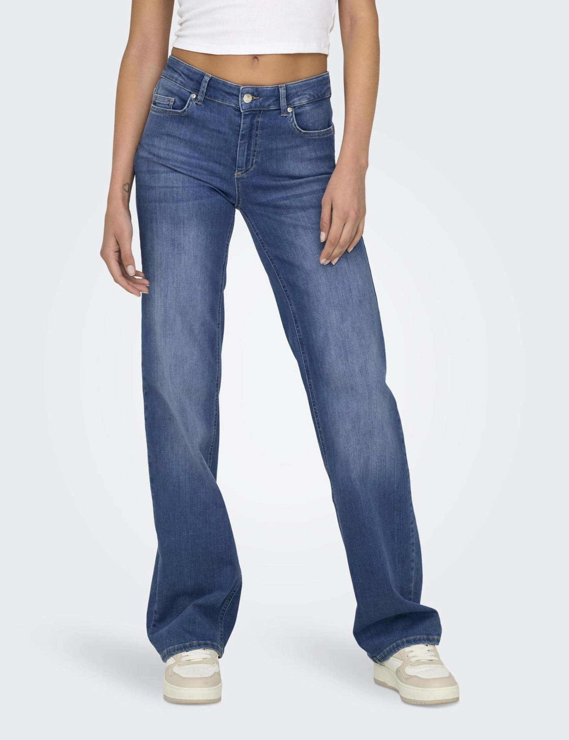 ONLY Straight fit Jeans ONLBLUSH Mid Waist Straight Fit Jeans