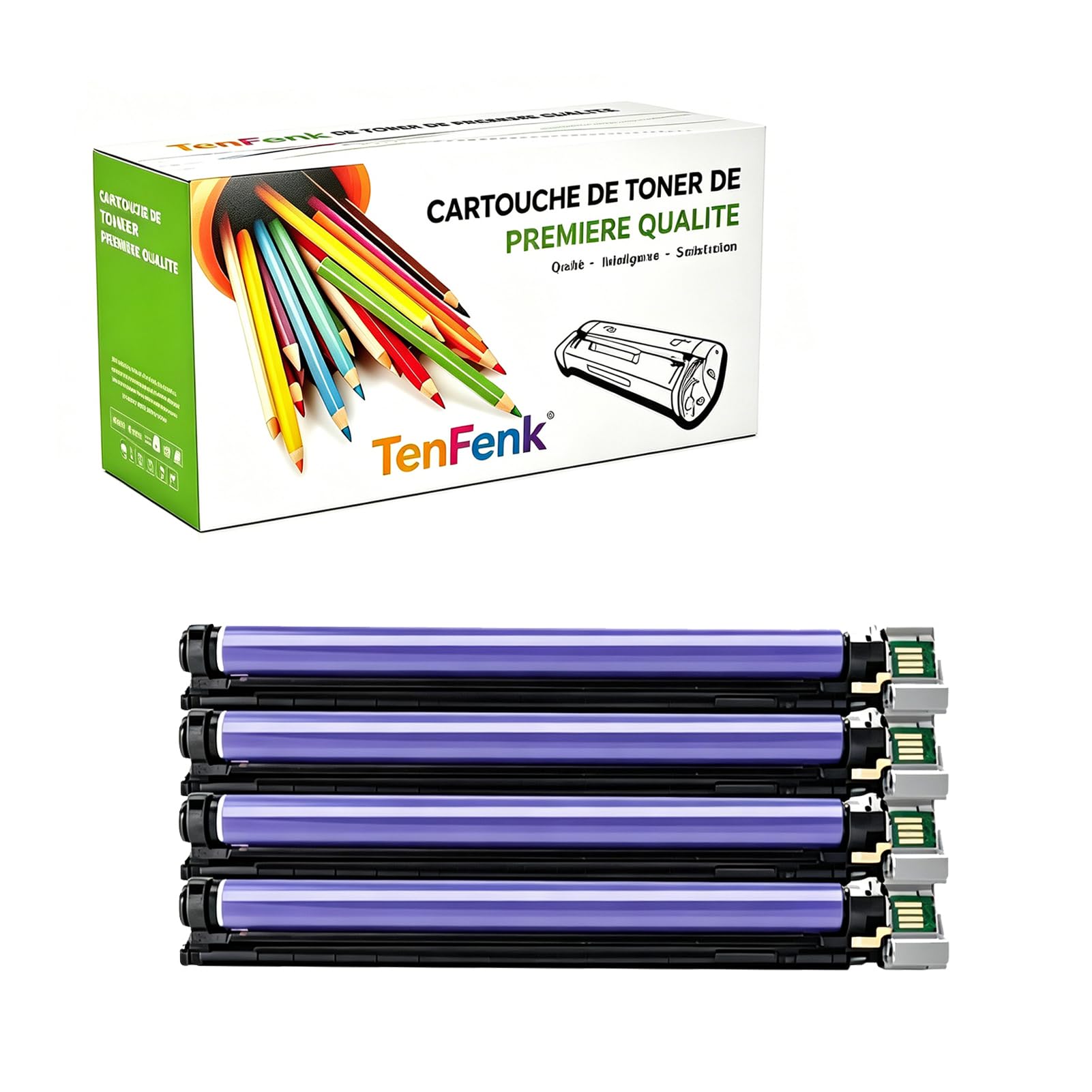 Compatibile Sostituzione Unità Del Tamburo Per Lexmark C950 C950X71G C950X73G Da Utilizzare Con Lexmark C950DE X950DE X950DHE X952DE X954DE Stampante,4-Pack,4p