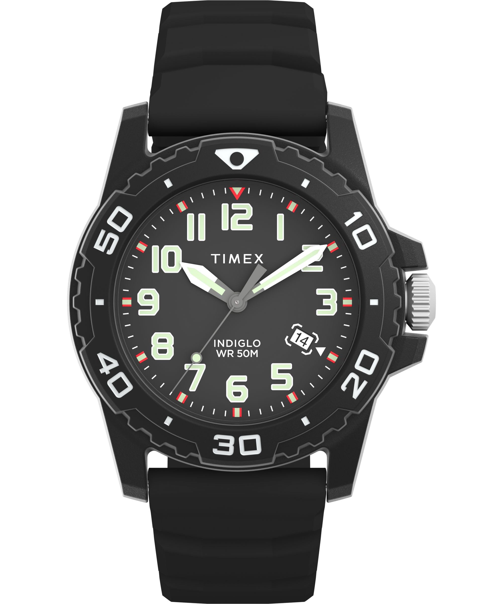 Men's Analog Quartz Watch with Silicone Strap TW5M61200