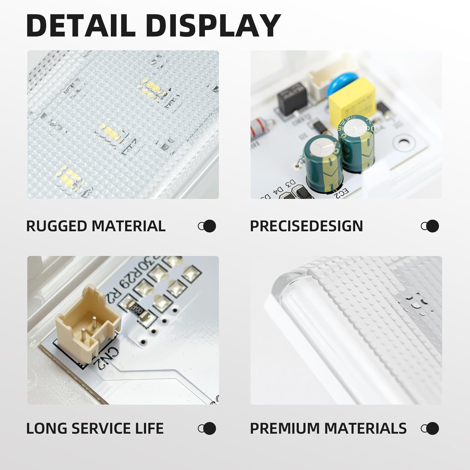Upgraded WRS325FDAM04 Refrigerator LED Light for Whirlpool Refrigerator WRS325FDAT02 WRS346FIAW00 WRS346FIAM00 WRS342FIAB02 WRS331FDDW01 WRS537SIAW00 WRS335FDDM00 WRS325FNAH01 WRS325FDAW01