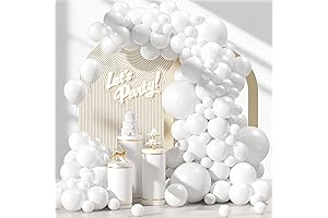 120pcs White Balloon Arch Kit: Enhance Your Special Occasions with Effortless Elegance