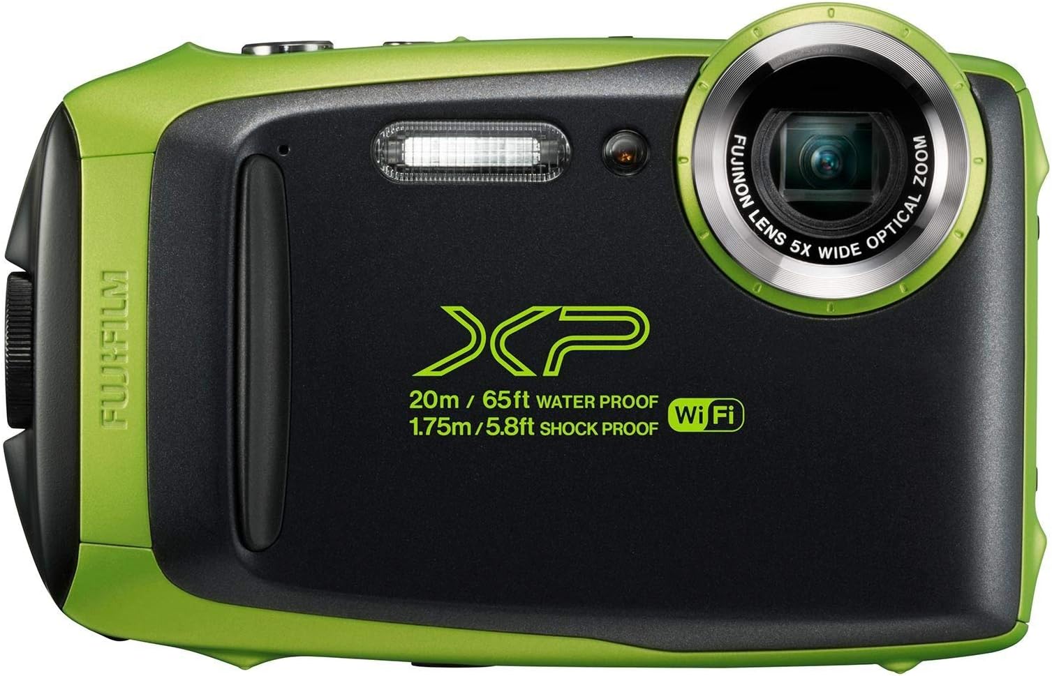 Fujifilm FinePix XP120/125 Digital Camera, Lime (Renewed)