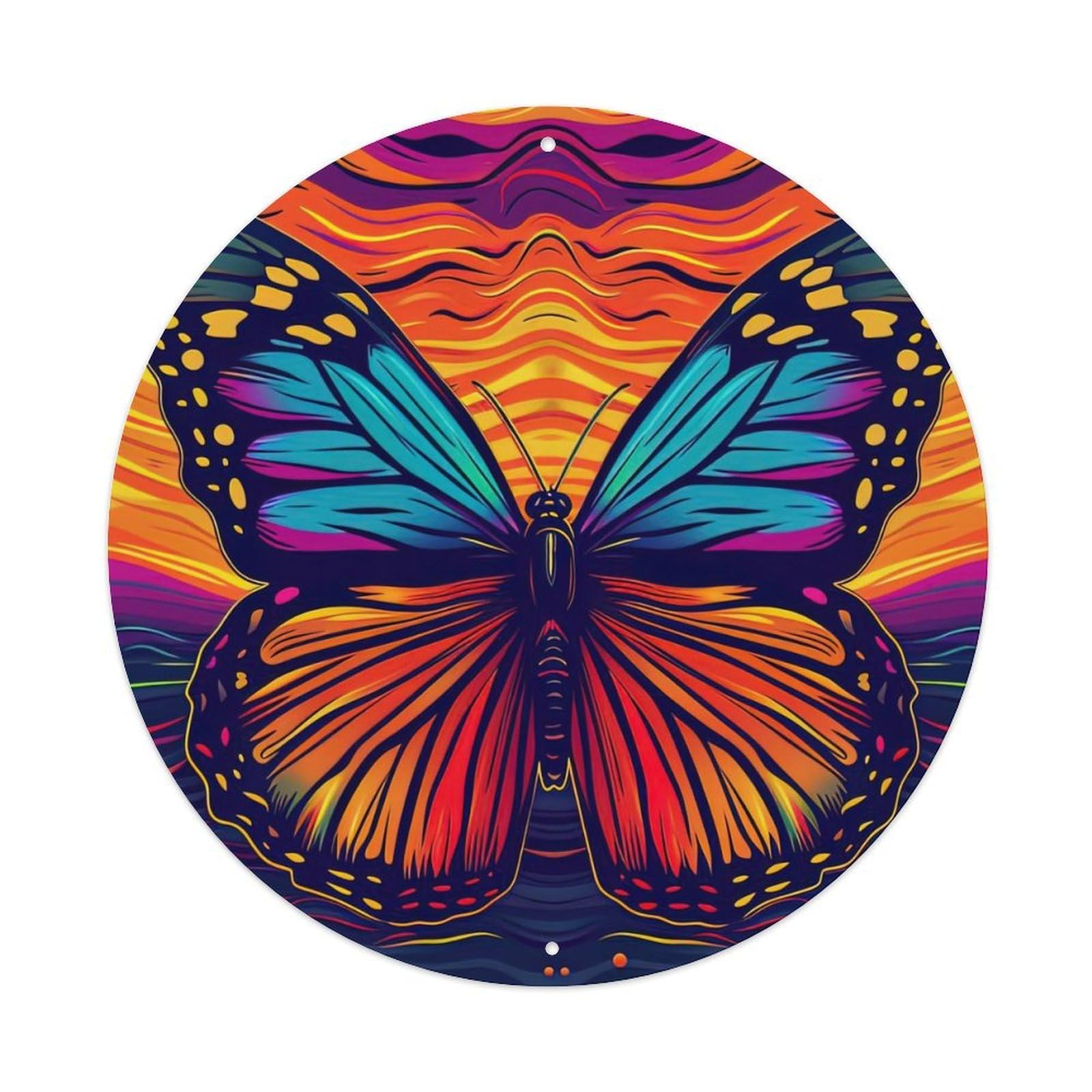 Animal Artwork Beautiful Little Butterflies Metal Tin Sign