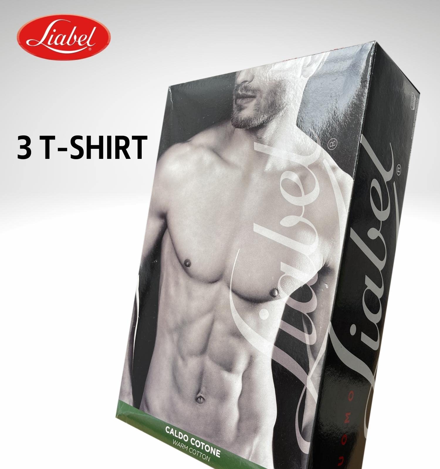 3 T-shirts Intime Homme Coton Chaud Thermique Col en V et Col Rond Paquet de 3 T Shirt Manches Courtes Coton Chaud