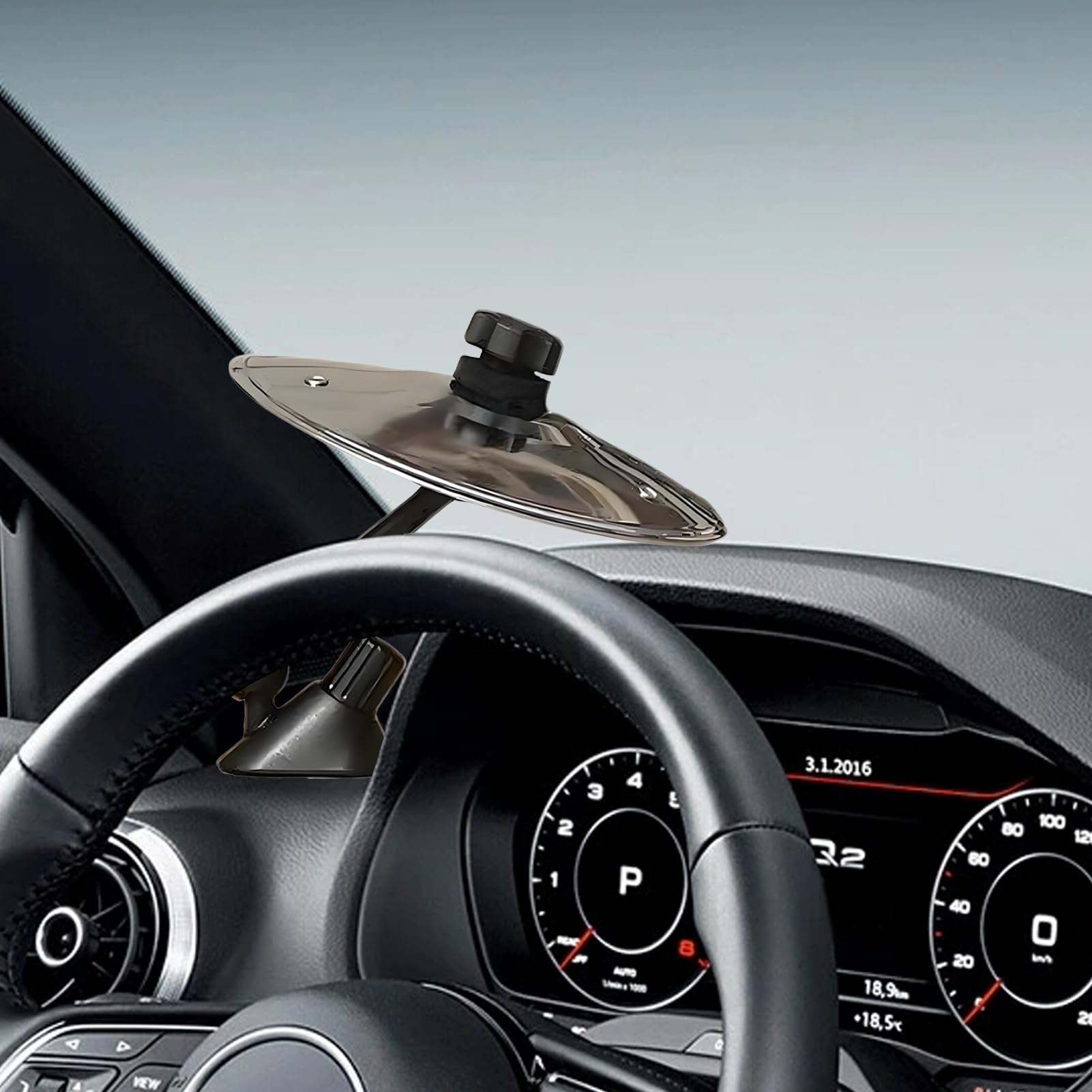 Miniatur Becken Auto-Deko - Lüftungsclip Schlagzeug Accessoire