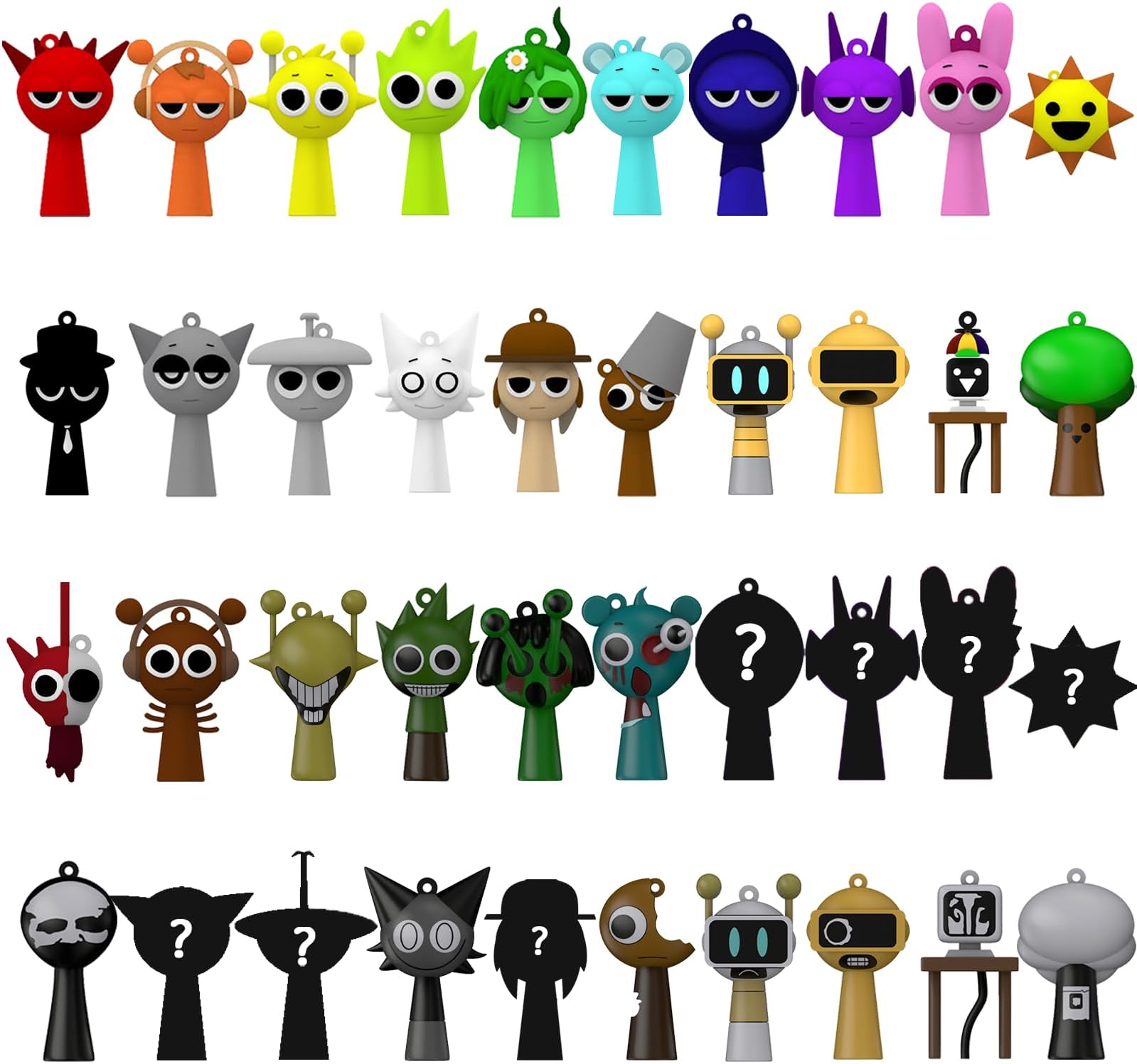 Sprunky Action Figures Mystery Box, Sprunky Mystery Box (3 Pack)