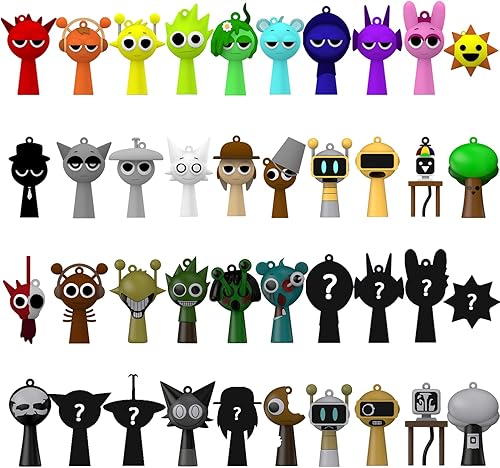 Miniatura 2 de Sprunki - Caja misteriosa de figuras de acción, caja misteriosa Sprunki (paquete de 10)