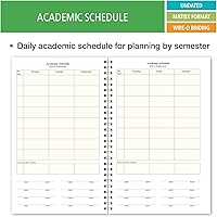Vista 4 de Elan Publishing Company Deluxe Full-Year Student Planner for High School 40 Weeks (HS-90)
