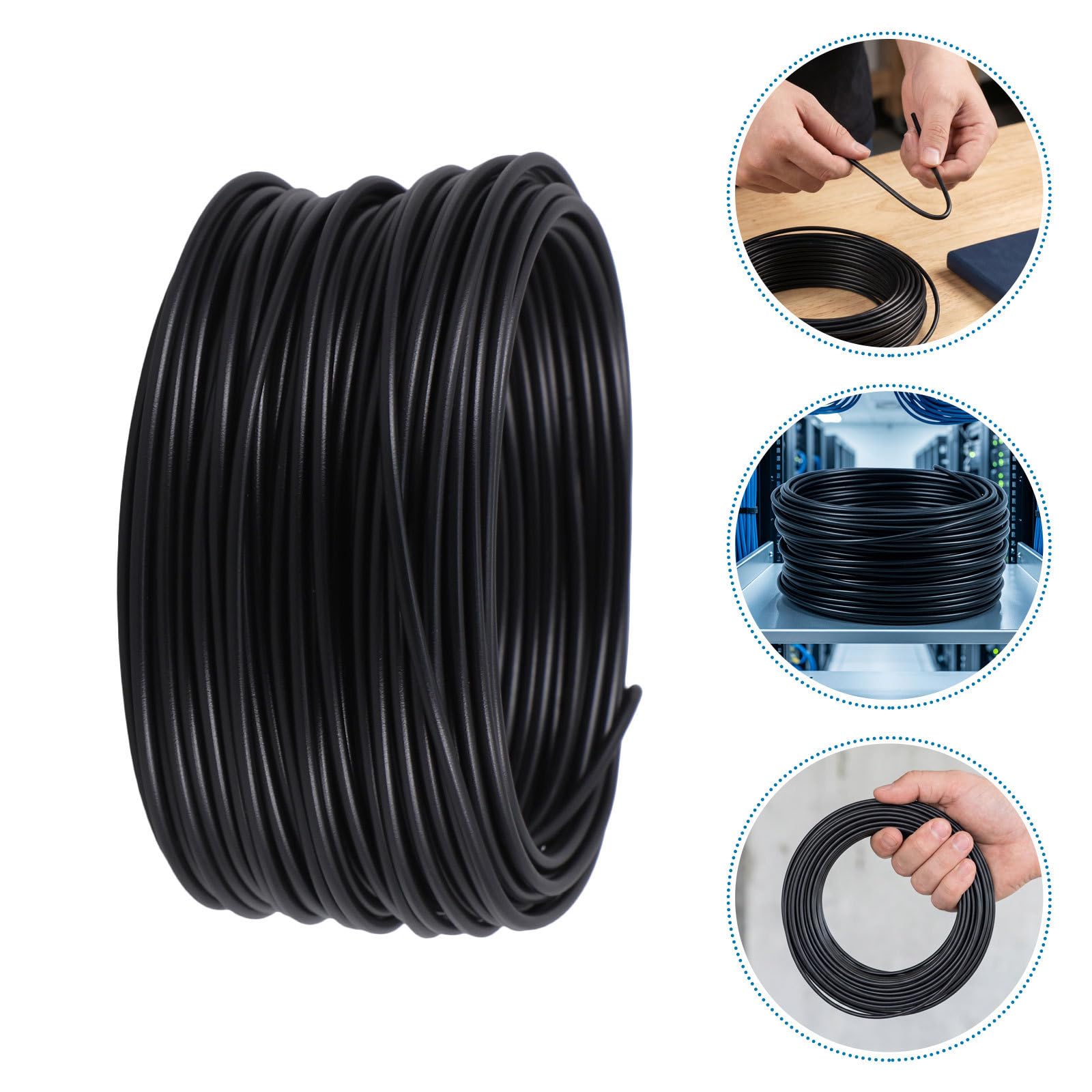 4 Piezas Brida de Sujeción de Cables Eléctricos
