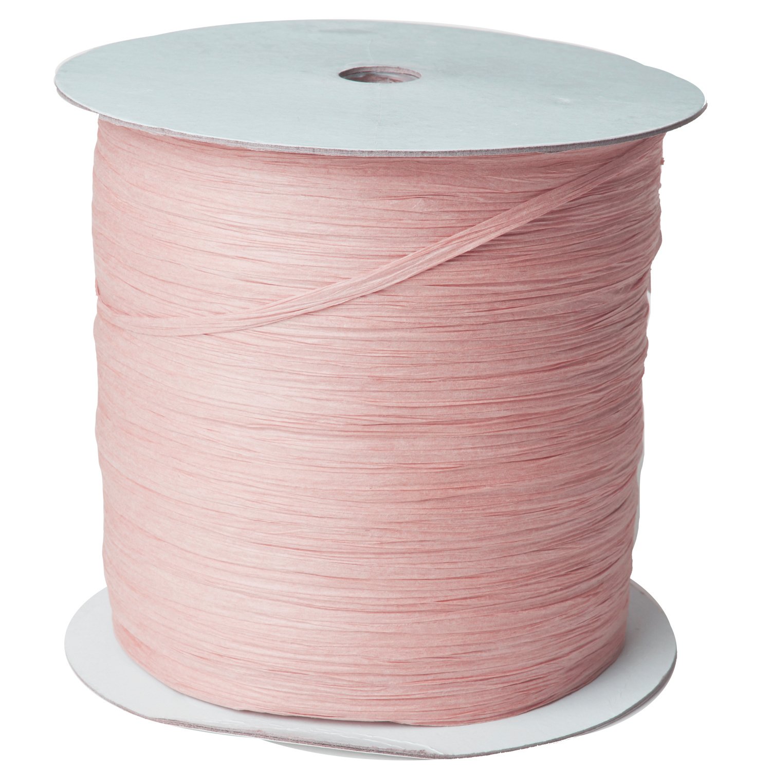 Jillson Roberts Bulk Eco Paper Raffia Available in 15 Colors, Pastel Pink, 1000 Yard Spool (BPR02)