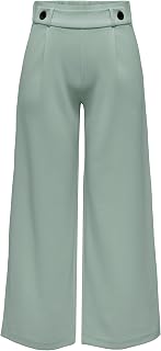 Jacqueline de Yong Damen Hose Weites Bein - JDYGEGGO - Wide Leg Anzughose - Mid Waist - Elegante und Bequeme Stoffhose aus Weichem Jersey-Material mit Stretch