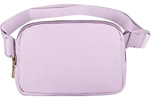 VOROLO Fashion Lavender Belt Bag for Women and Men