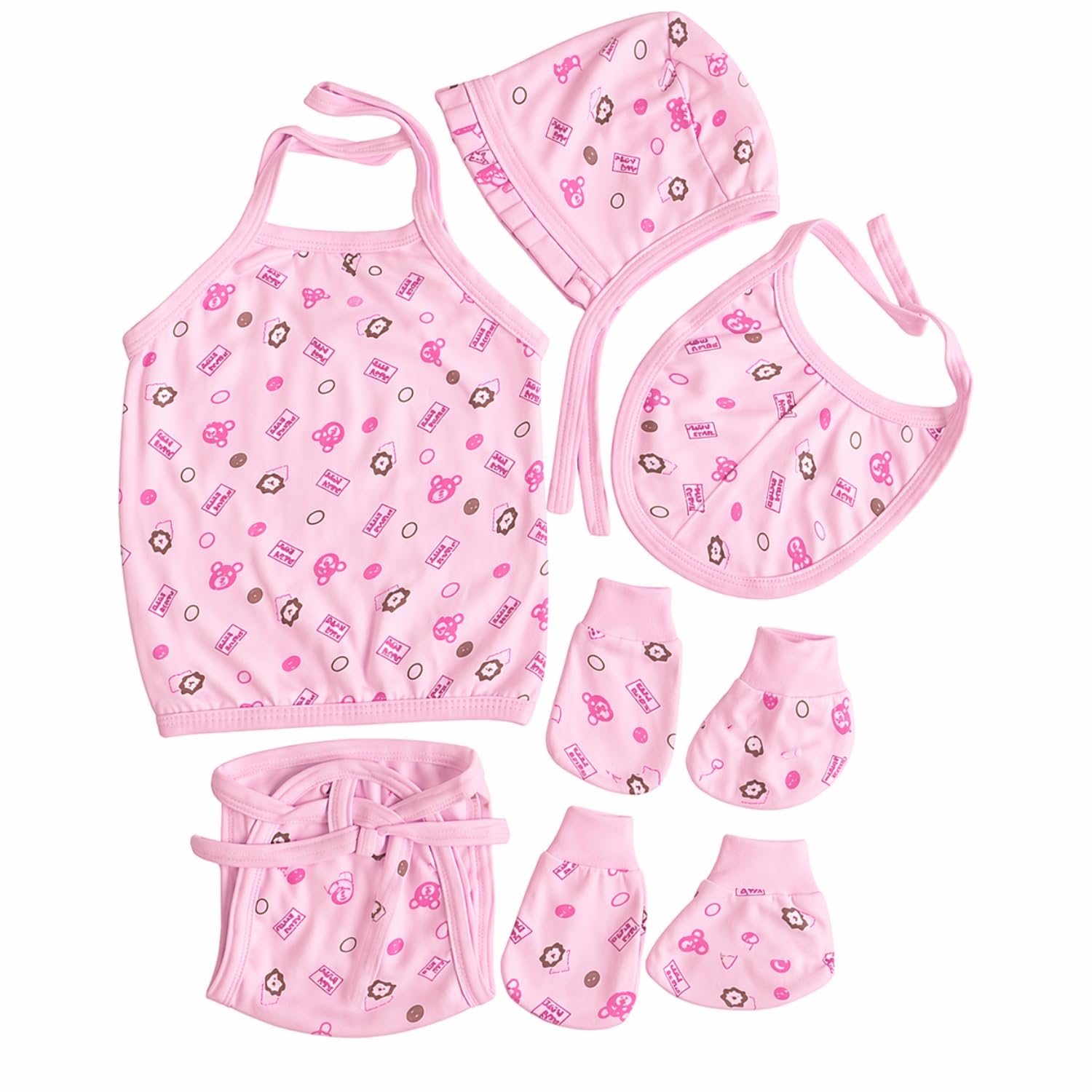 Kmcho Baby Essentials Set, Baby Clothes 0-3 Months Outfit Collection, Soft Cotton Dress Gift for Hospital and Home Use 3