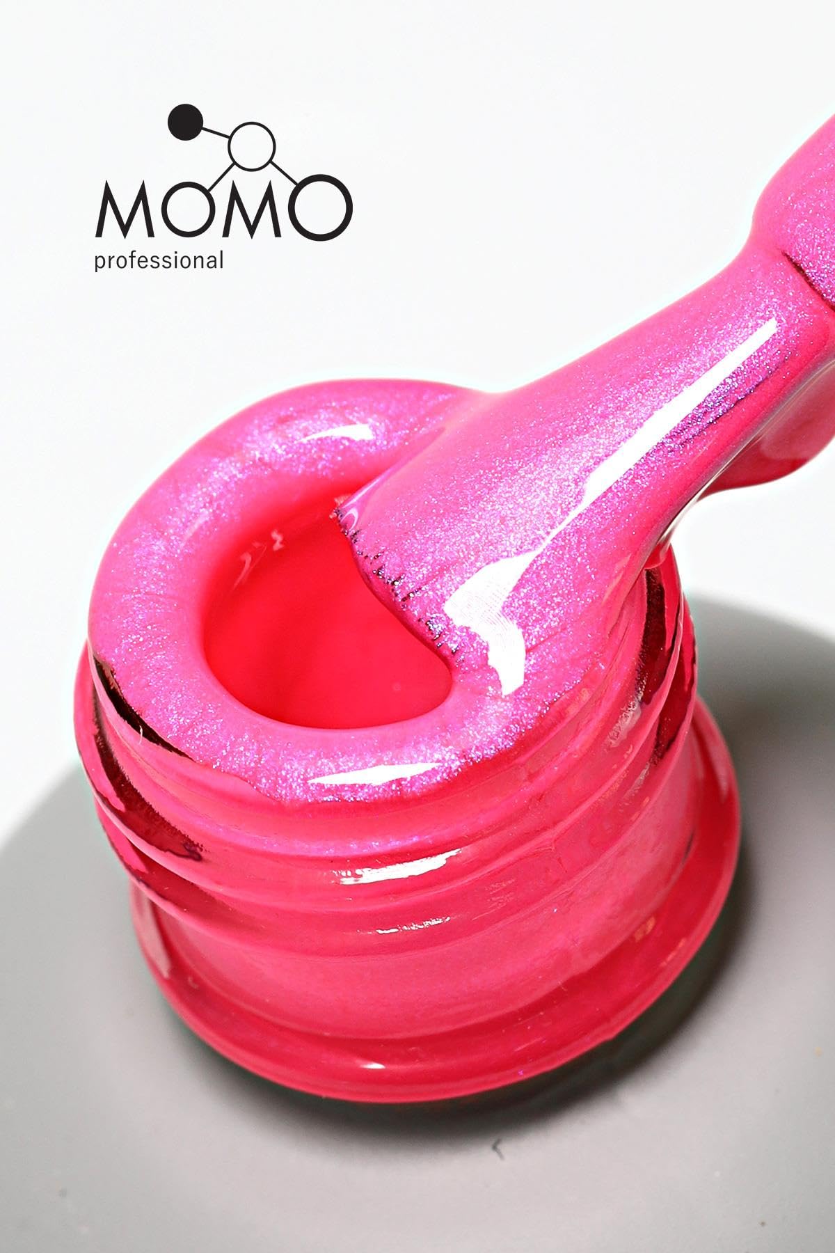 MOMO professional Kalıcı Oje S038 Mavi Sedefli Şeker Pembe 14 ml