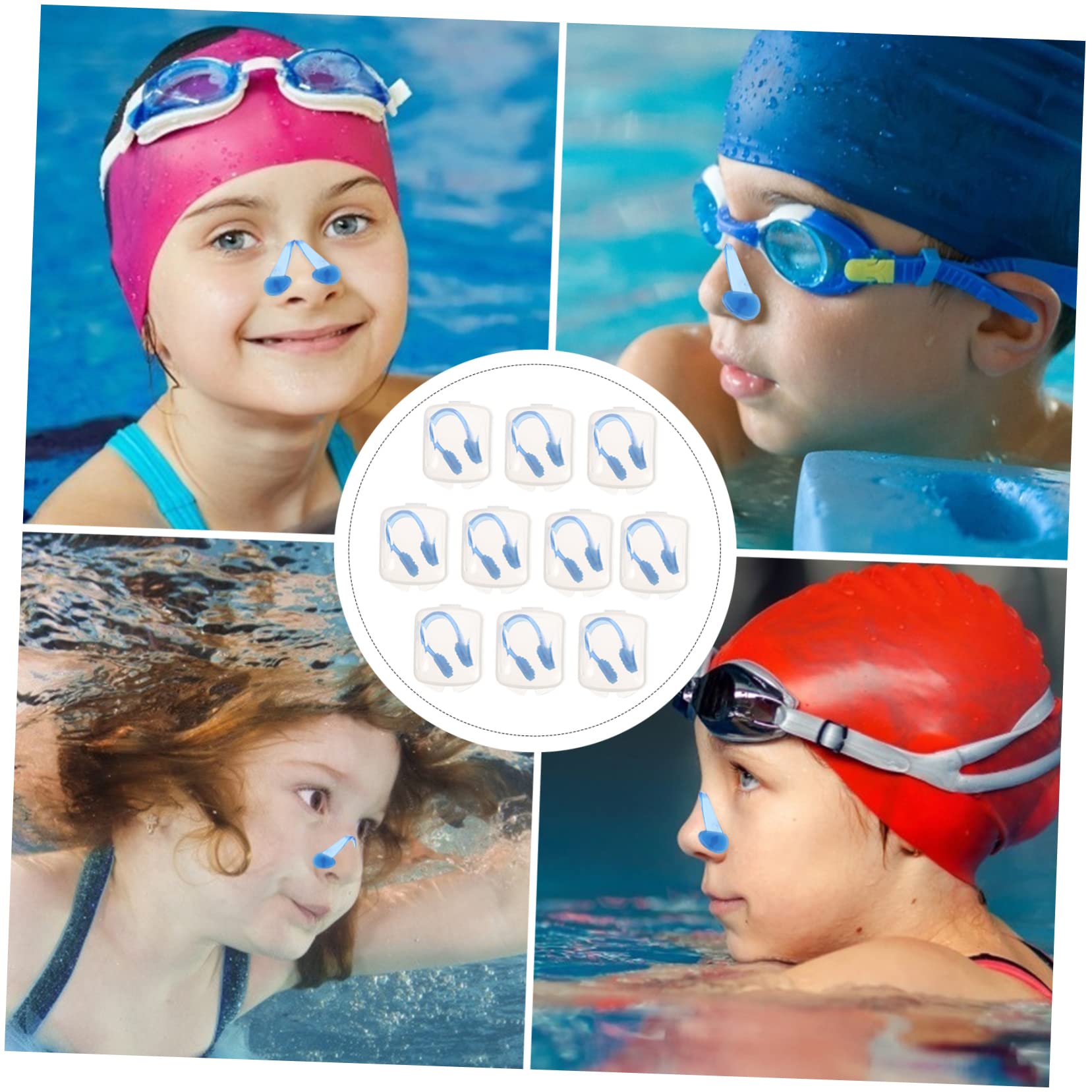 30stücke Nasenclips Für Schwimmer Weiche Komfortable Und Wiederverwendbare Nasenklammern Zum Schutz Beim Schwimmen Für Anfänger Und Freizeitschwimmer
