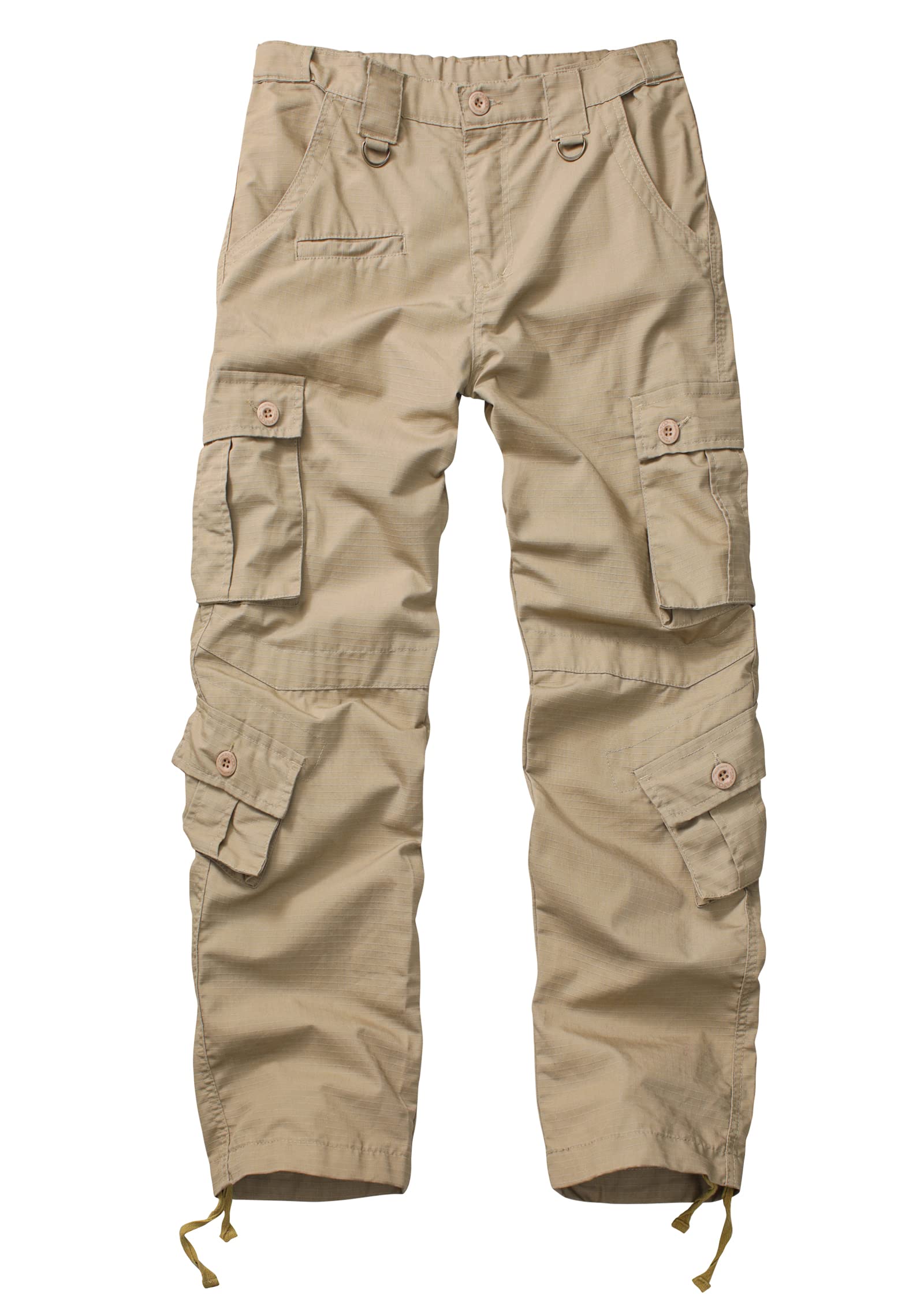 GSGGIG Men's Outdoor Hiking Pants, Elastic Waist Cargo Pants for Men