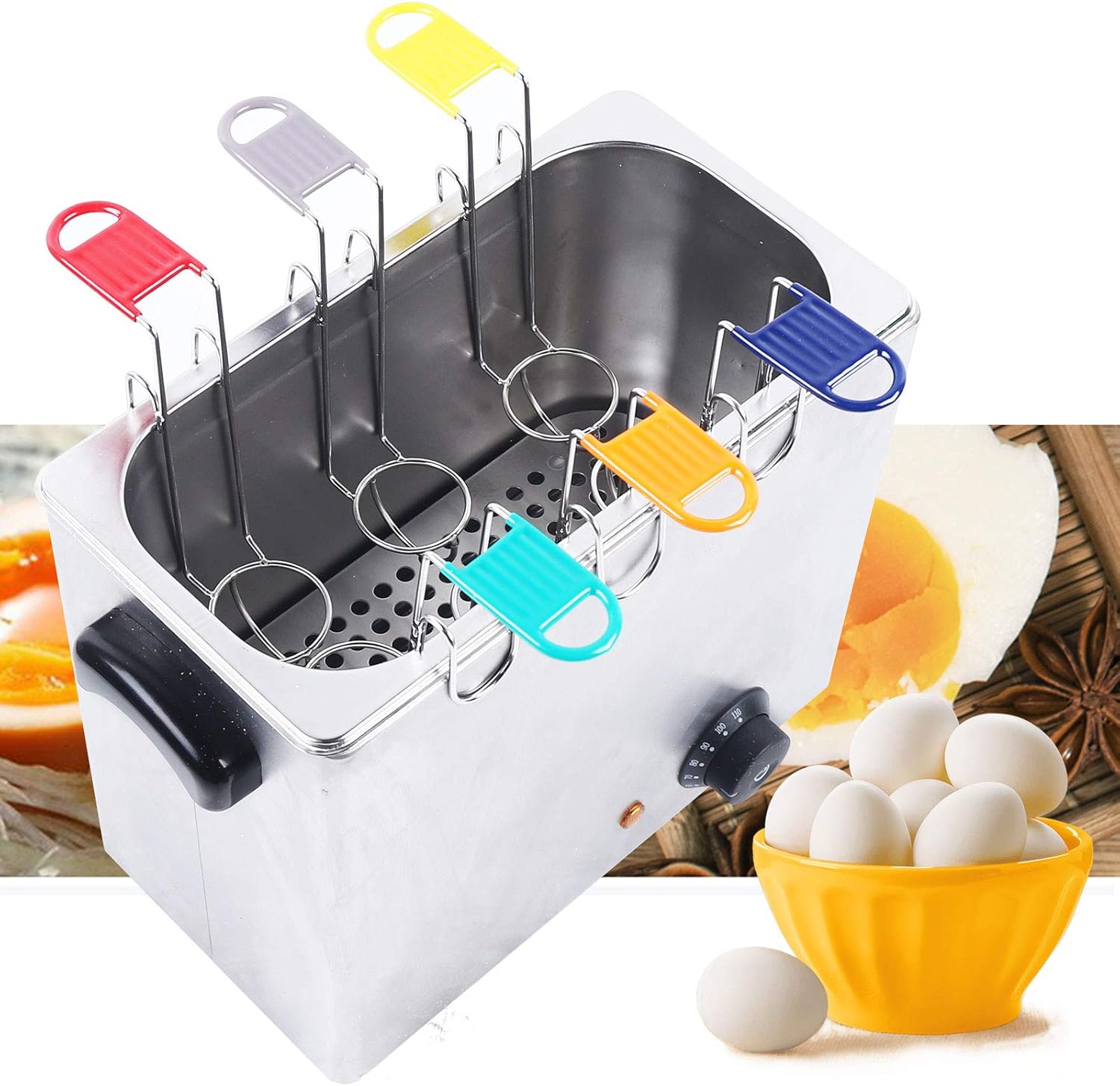 110V 2600W Commercial Electric Egg Boiler Stainless Steel