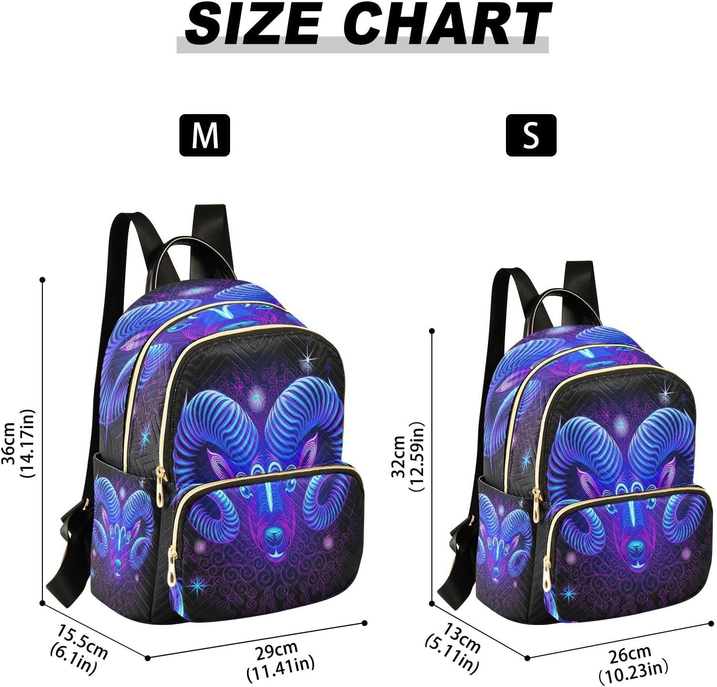 senya Fashion Backpack Mini Backpack Purse Casual Daily Backpack Aries for Travel for College Work