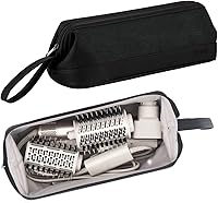 Vista 1 de Estuche de transporte portátil para Dyson Airwrap Styler/Shark Flexstyle y secador de pelo supersónico, impermeable, antiarañazos, bolsa Negro