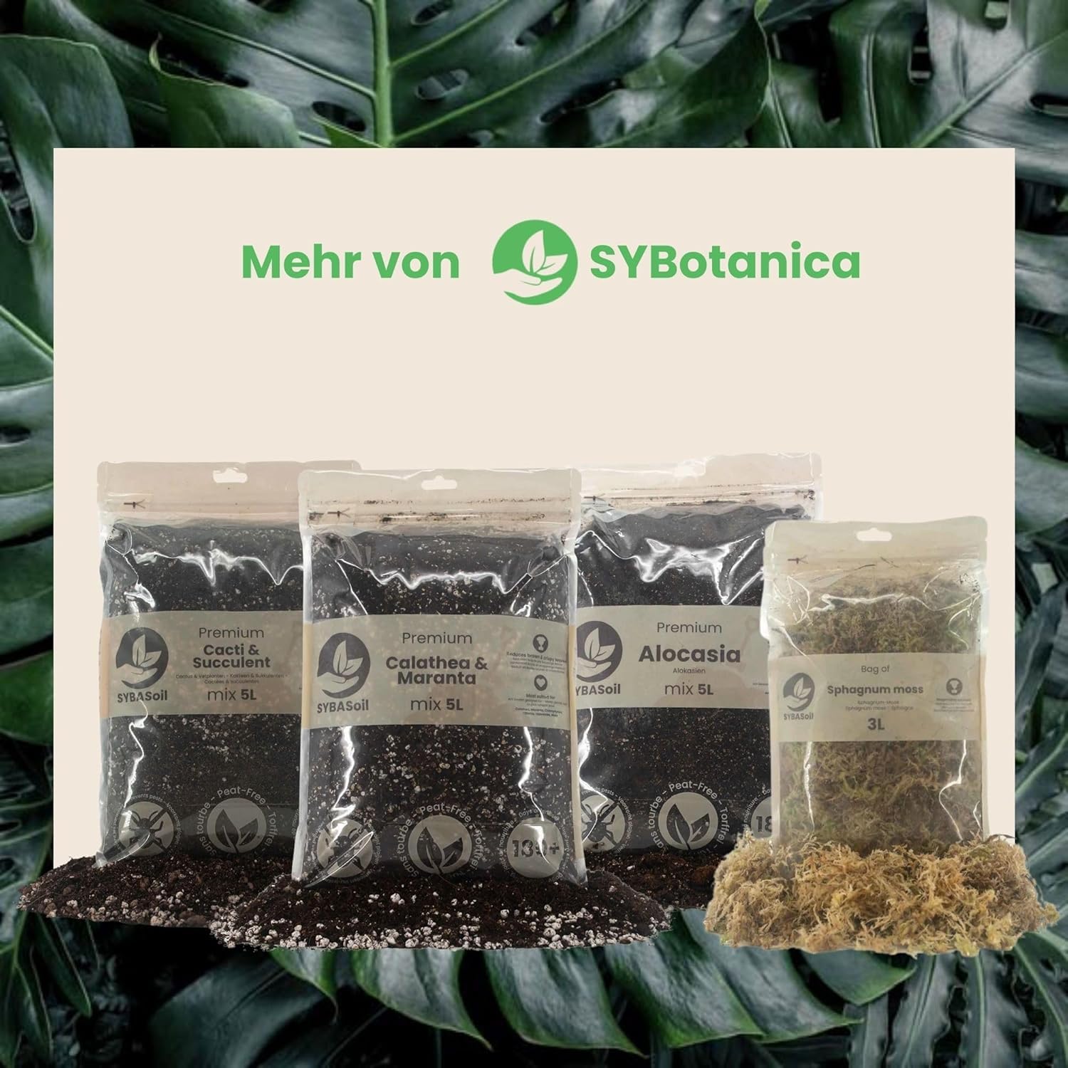 Sybotanica Mech torfagnum 36 l, mech sphagnum do storczyków i terrarium