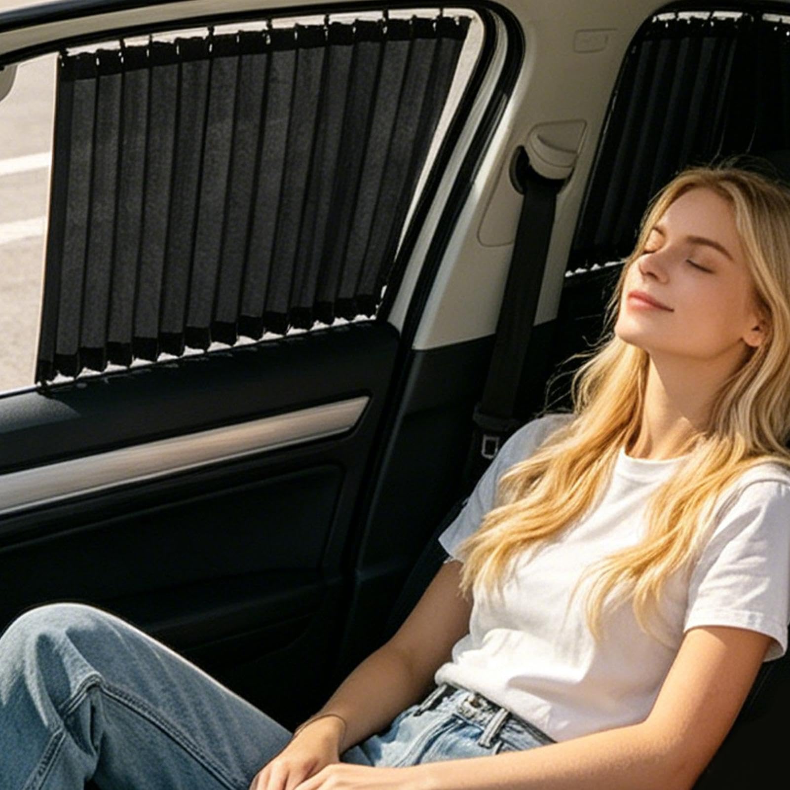 Tende Parasole da Finestrino Auto Protezione Universale UV Blocca Luce 4 | Protezione Privacy dei Finestrini Auto Per Viaggi Campeggio Pause Vacanze Festività e Spostamenti