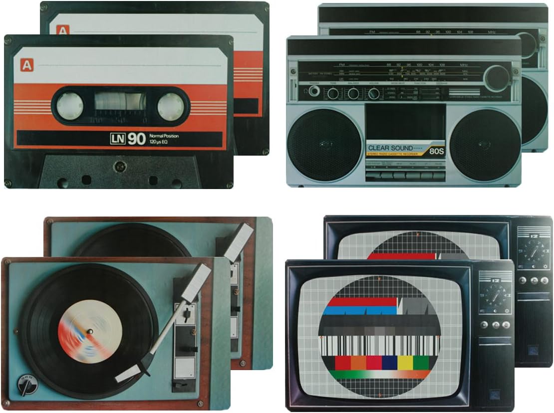 Bada Bing place mat, high fidelity devices, Set of 8, Tischset eckig