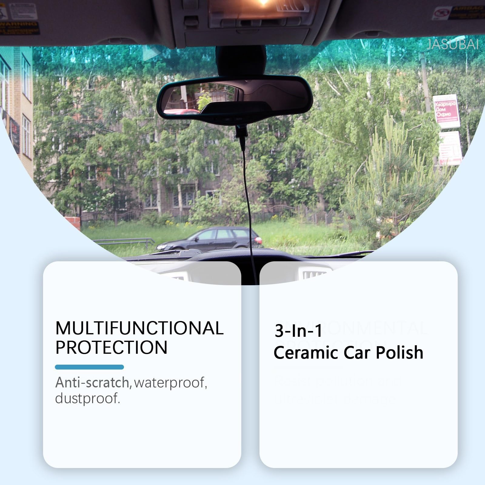 Theraftern Hailoyearn lakier samochodowy w sprayu 3 w 1 (120 ml), bezwodne mycie samochodu, wosk ceramiczny, wielofunkcyjna politura do połysku i odnawiania lakieru (6 szt.)