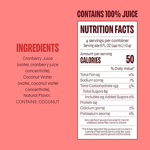 Vista 56 de Revl Fruits 100% Jugo, Sin Azúcar Añadido, Mango Piña, Truly Tropical, 32 fl oz. Cartón