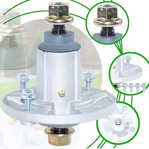 Vista 6 de GY21099 - Kit de husillo reemplaza John Deere D170 Husillo John Deere E180 Husillo LA175 Husillo GY20867 GY20592 para John Deere LA175 G110 190C