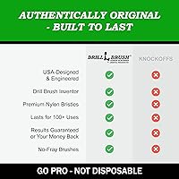 Vista 4 de Kit de cepillo raspador para limpieza de baños y cepillo potente de nylon, mosaico y masilla.