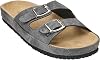 Comfortview Womens Wide Width The Maxi Footbed Sandal