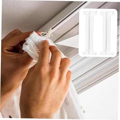 Miniatura 8 de Garneck 4 unids Conector de esquina Vertical Ciego Reemplazo Listones Accesorios Persianas Persianas Reemplazo Vertical Paneles Persianas