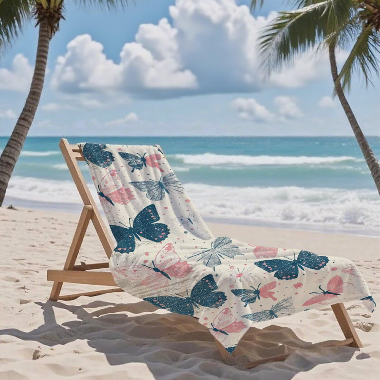 Telo Mare Grande 220x100 cm Asciugamano Palestra Asciugatura Rapida, Telo Mare Microfibra Anti-Sabbia, Morbido & Assorbente, Compatto & Leggero, per Viaggi, Piscina, Sport, Palestra, Campeggio Y2-395