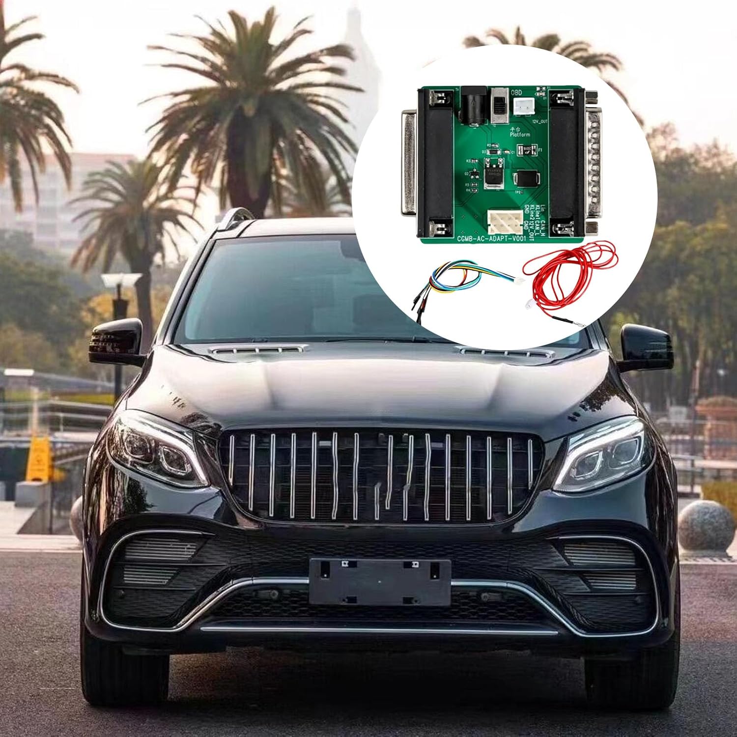Automotive Diagnostic Adapter for W164 W204 W221 W209 W246 W251 W166 Maintenance Providing Reliably Operations Under Dem Portable Programming Adapter